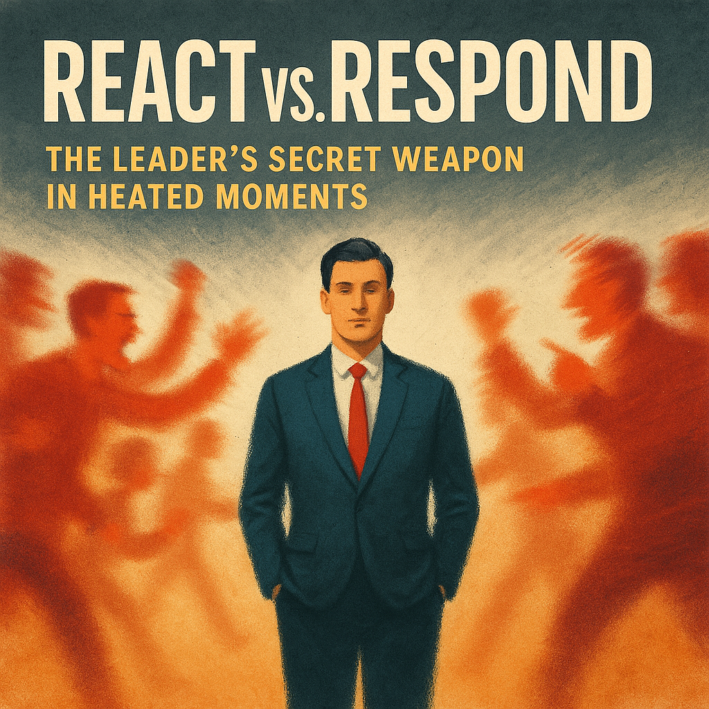 React vs. Respond The Leader’s Secret Weapon in Heated Moments